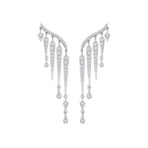 Swarovski Flame Earrings. Box included